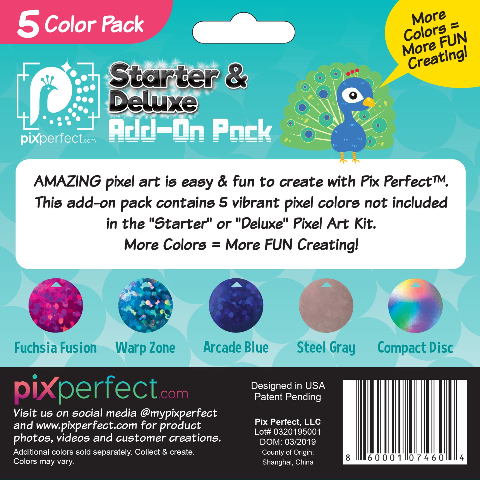 5 Color Add-On Pack
