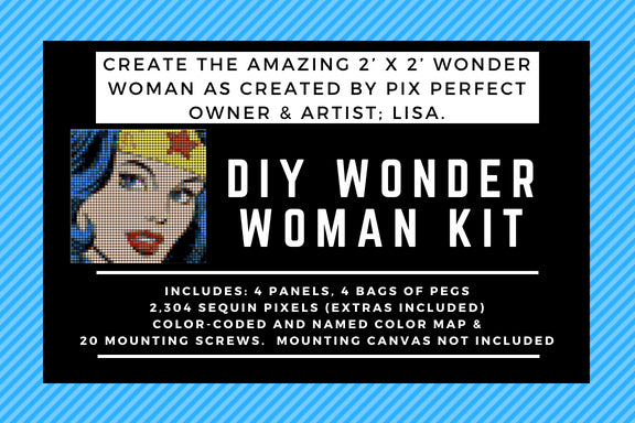 “Mini” Wonder Woman Kit- 2'x2'