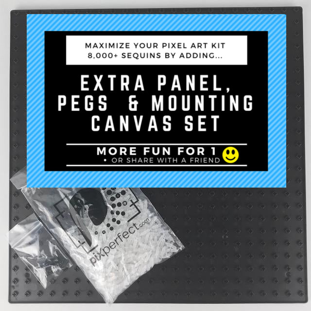Panel & Pegs & Mounting Canvas