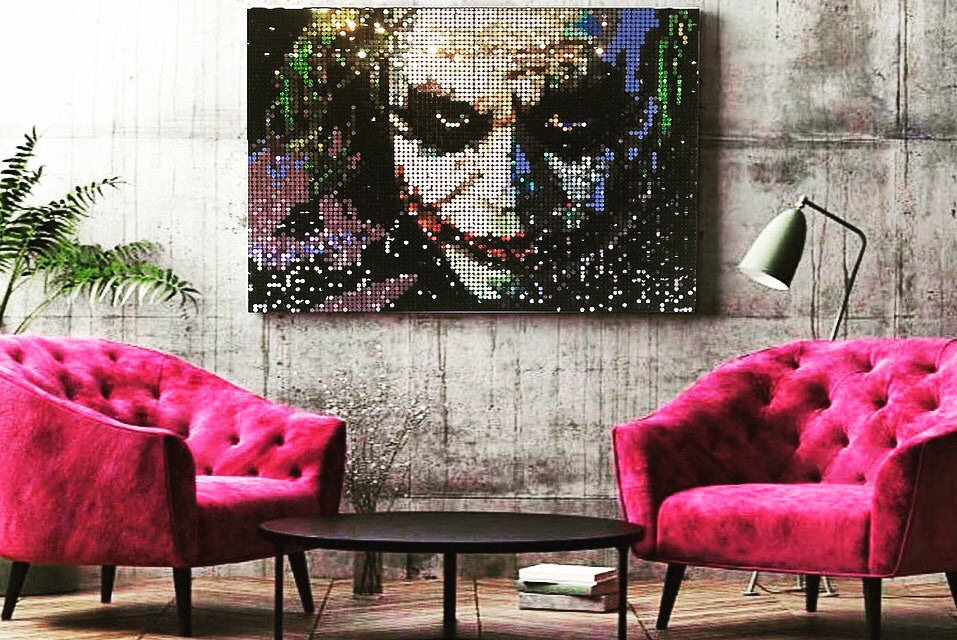 Heath Ledger Joker Art by Lisa