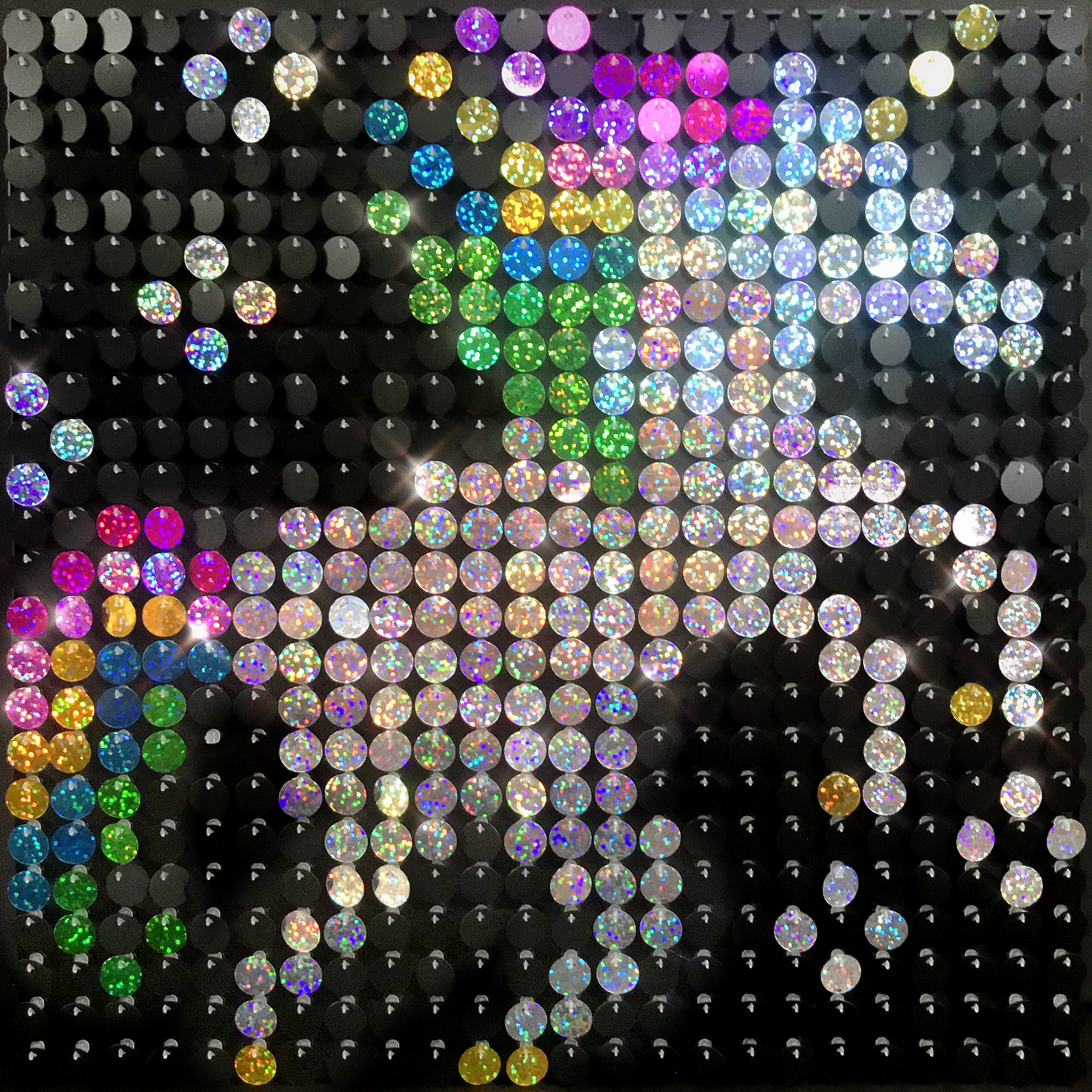 20-color Add-on Expansion Pack of Sequin Pixels for Our Pix Perfect Pixel  Art Kits Do-it-yourself Wall Art 