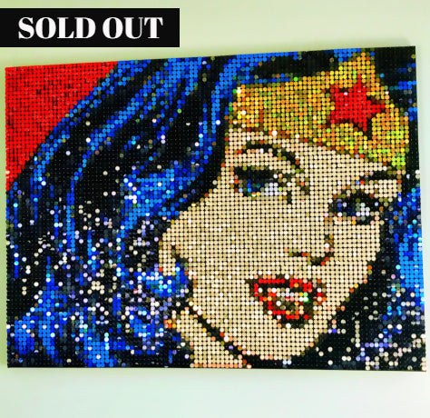 Wonder Woman  3'x4'